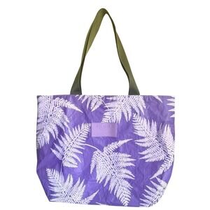 Aloha Collection Day Tripper Tote Palapalai Purple Fern Waterproof Beach Bag